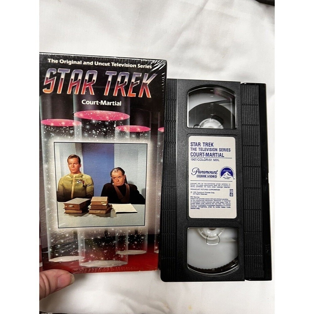 Star Trek The Original Series Court-Martial Episode 15 VHS Paramount‎ 60040-15